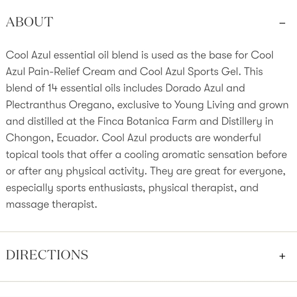 Young Living Cool Azul Essential Oil Brand New - Picture 6 of 8